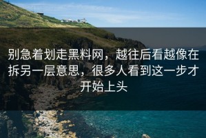 别急着划走黑料网，越往后看越像在拆另一层意思，很多人看到这一步才开始上头